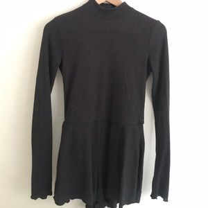 NWOT URBAN OUTFITTERS dark grey romper